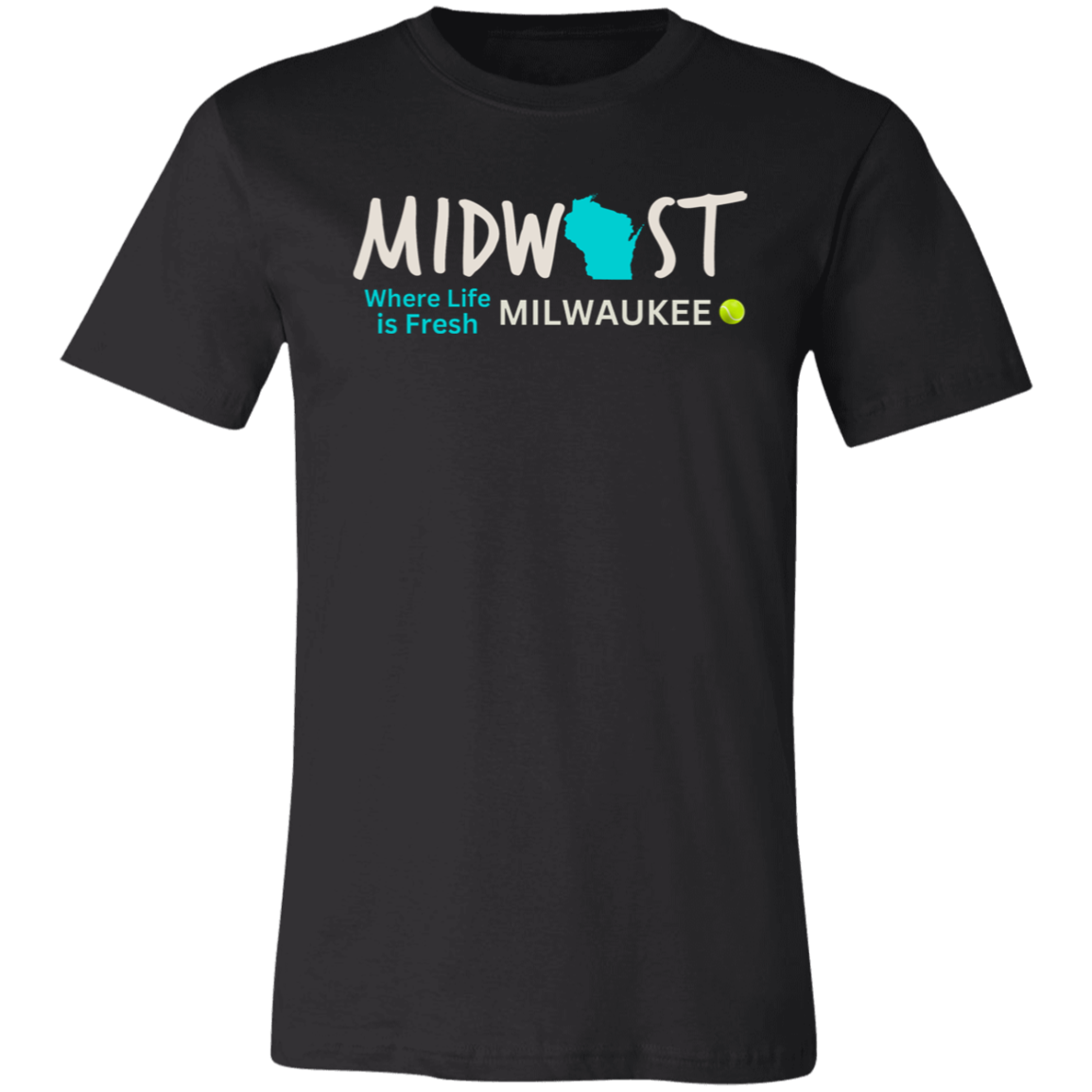 Midwest WLIF Milwaukee Tennis Unisex JerseyTee