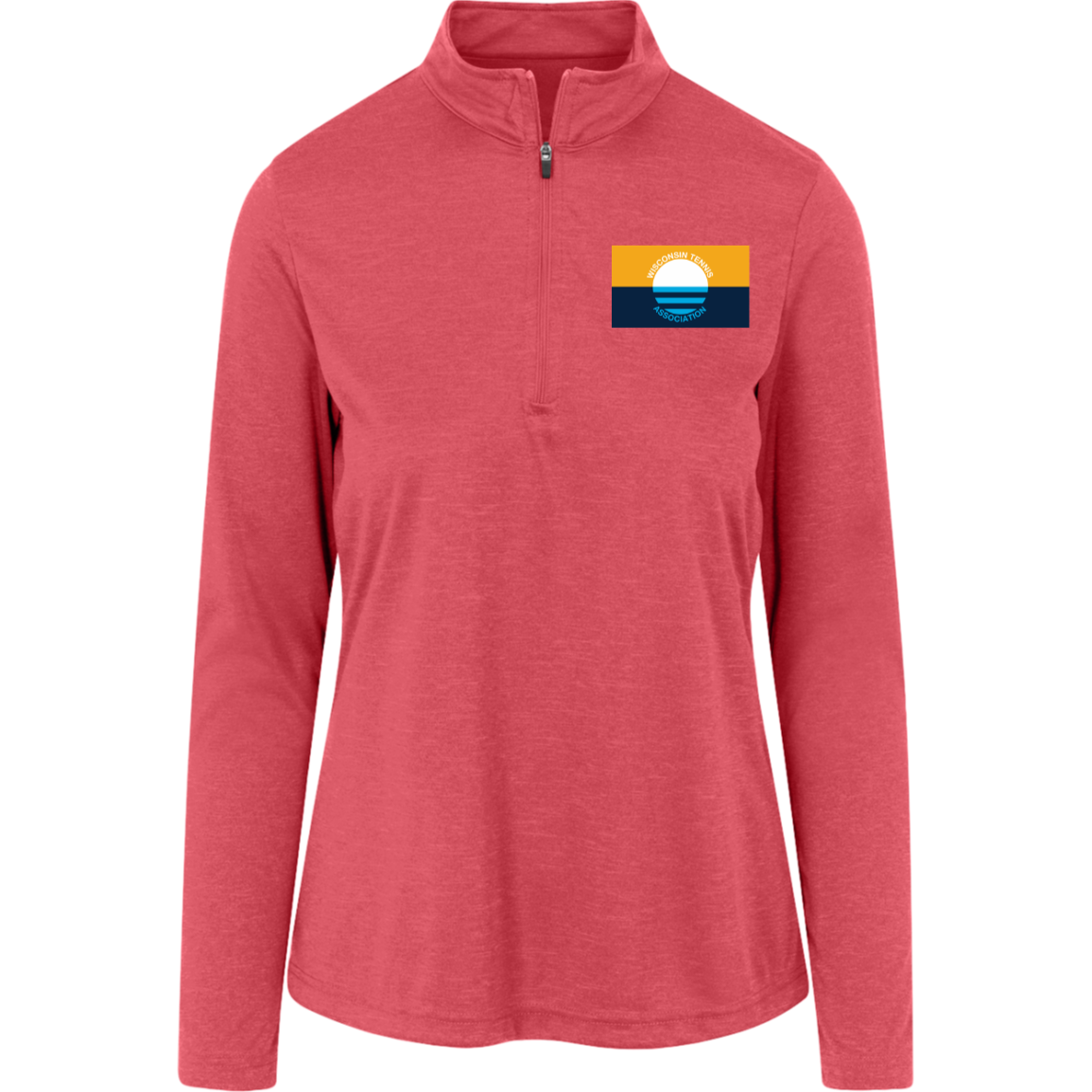 WTA People's Flag Women's Heather Quarter Zip