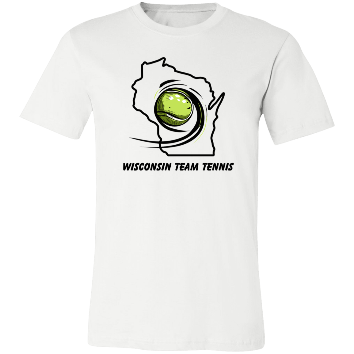 Wisconsin Team Tennis Unisex Super Soft Tee