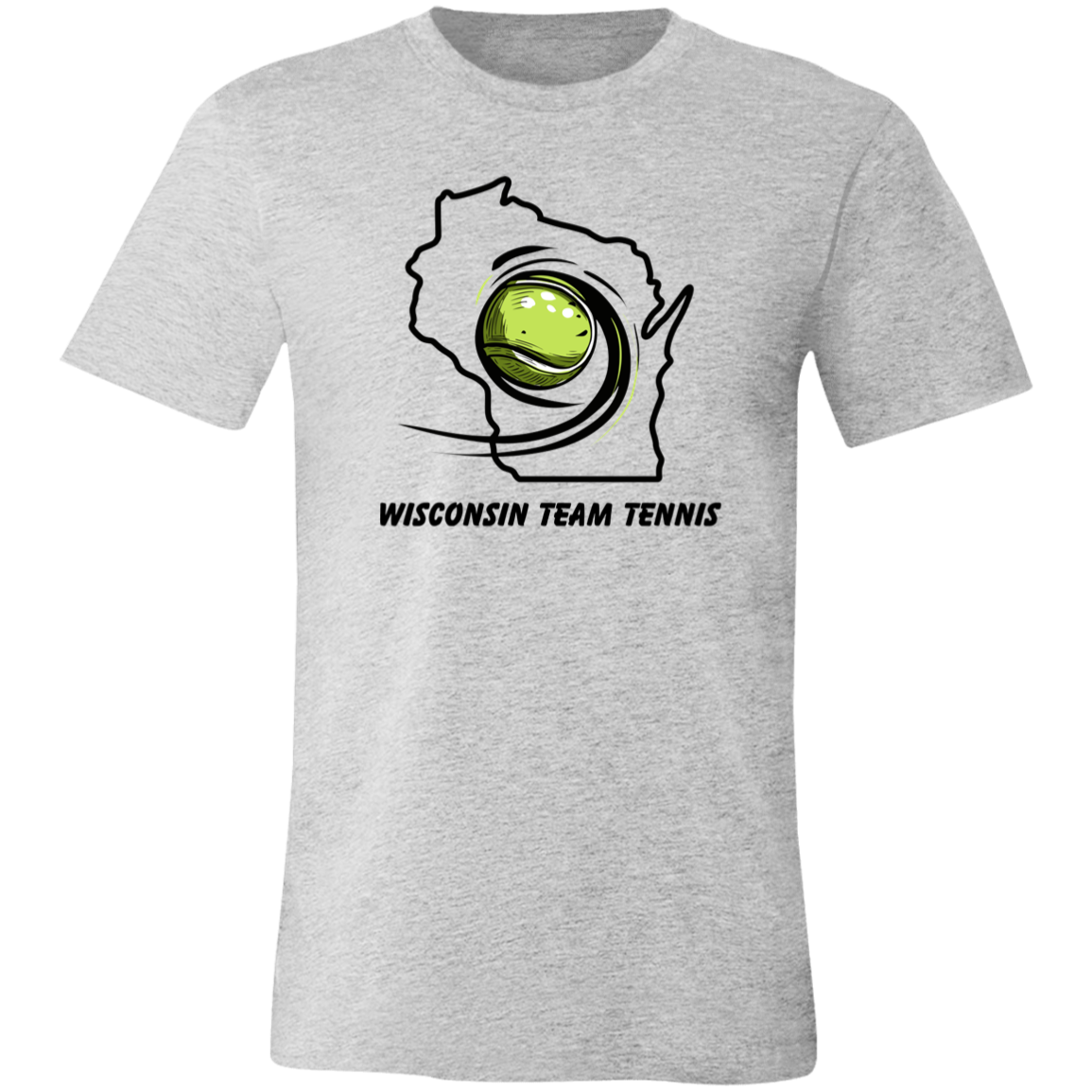 Wisconsin Team Tennis Unisex Super Soft Tee