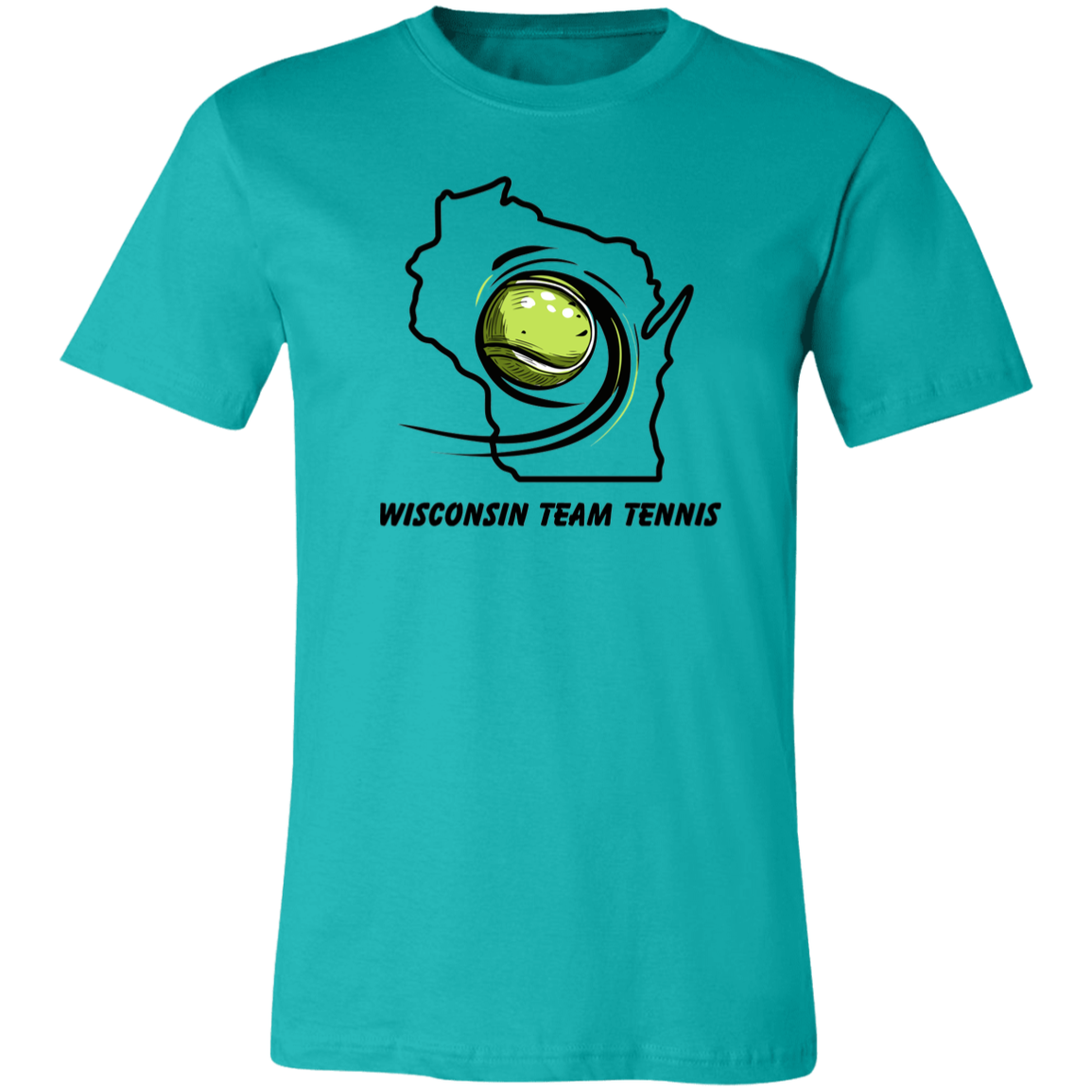 Wisconsin Team Tennis Unisex Super Soft Tee