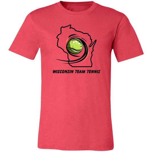 Wisconsin Team Tennis Unisex Super Soft Tee