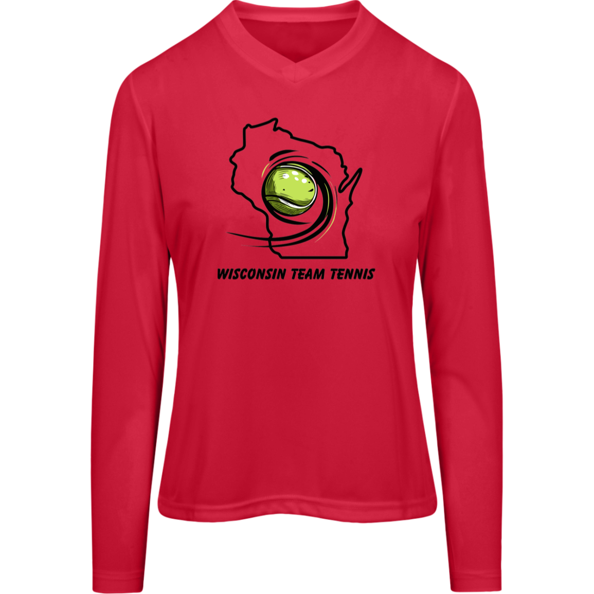 Wisconsin Team Tennis Women's Performance Long Sleeve Tee