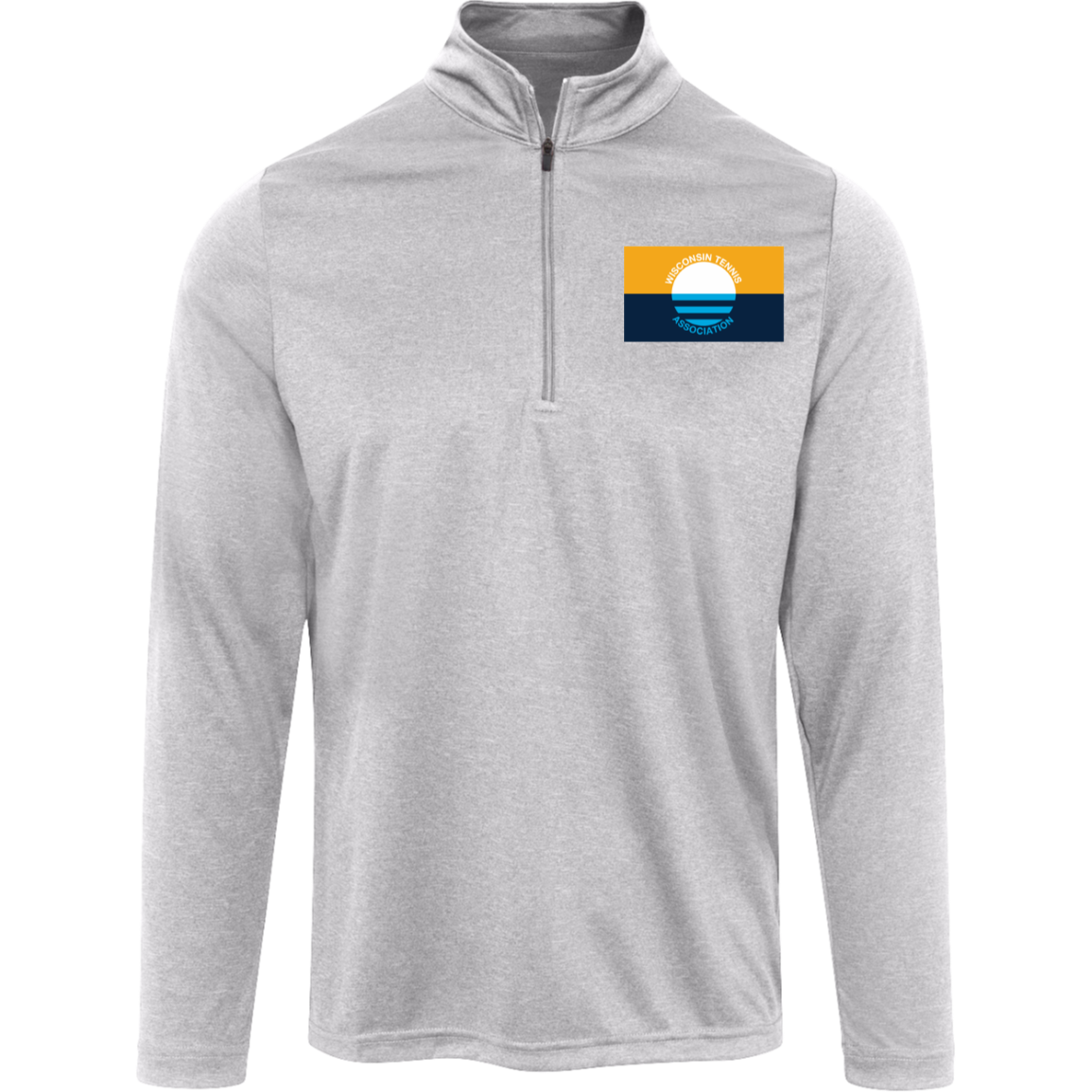 WTA People's Flag Men's Heather Quarter Zip