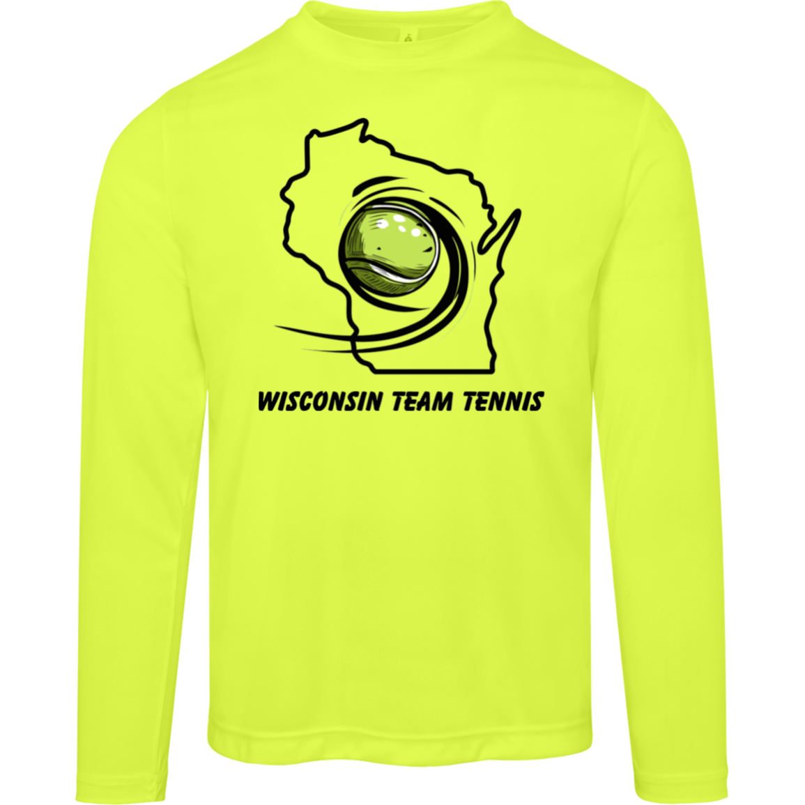 Wisconsin Team Tennis Men's Long Sleeve Performance Tee