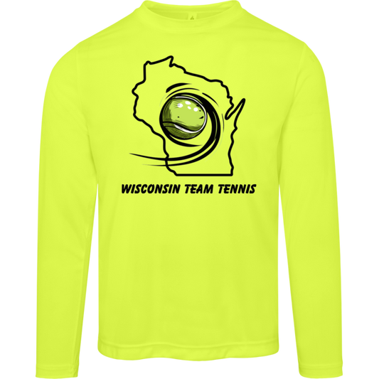 Wisconsin Team Tennis Men's Long Sleeve Performance Tee