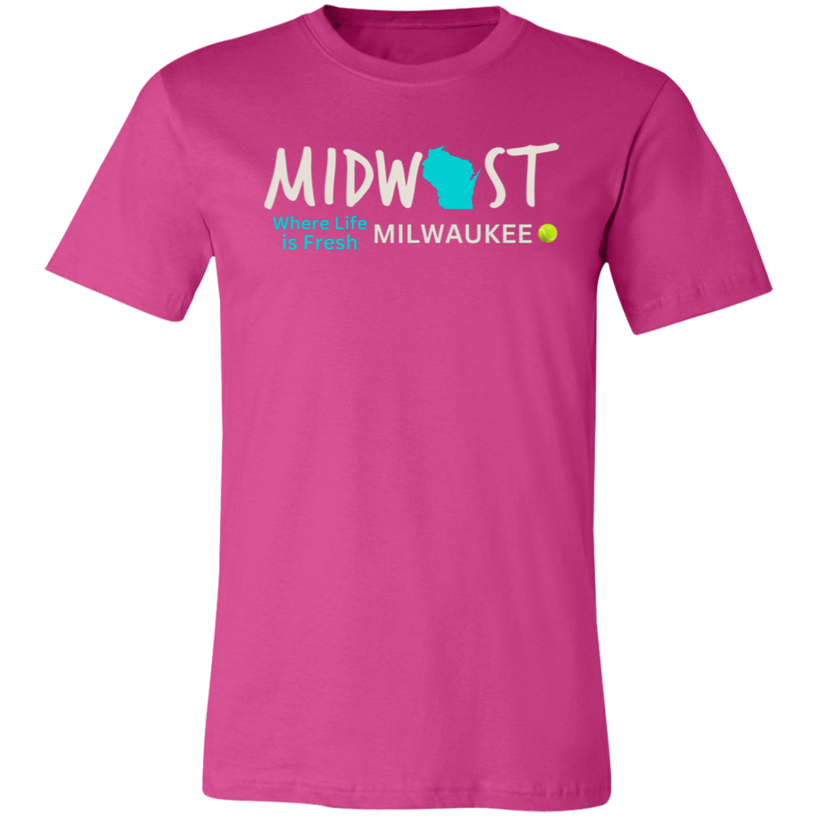 Midwest WLIF Milwaukee Tennis Unisex JerseyTee