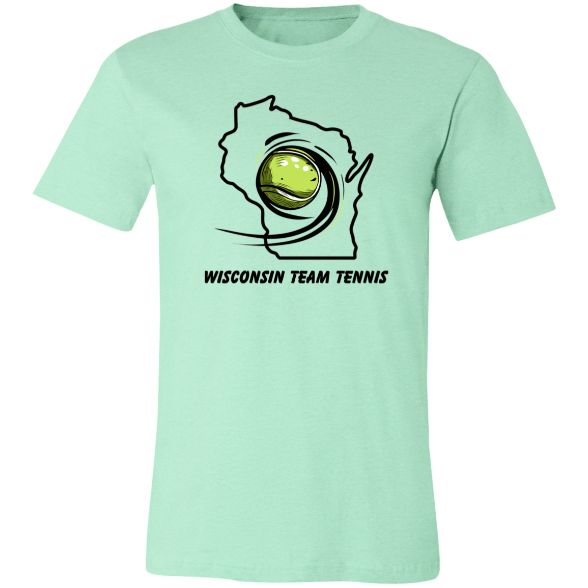 Wisconsin Team Tennis Unisex Super Soft Tee