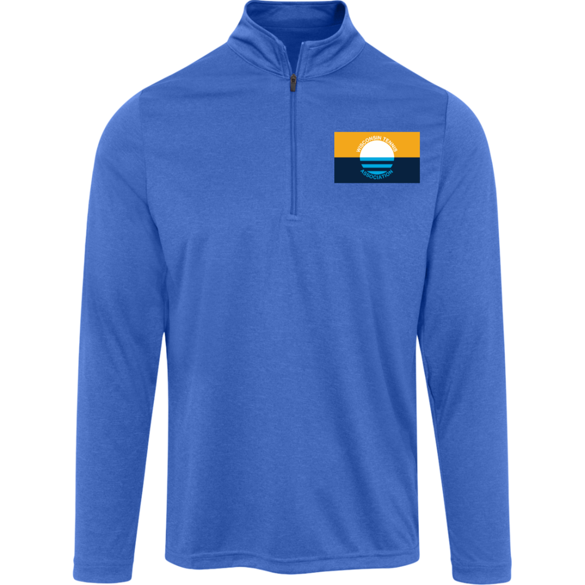 WTA People's Flag Men's Heather Quarter Zip